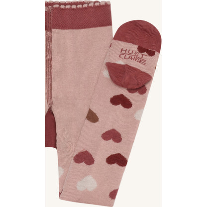 Hust & Claire HCFrankie Old hearts Stockings 3735 Adobe Rose