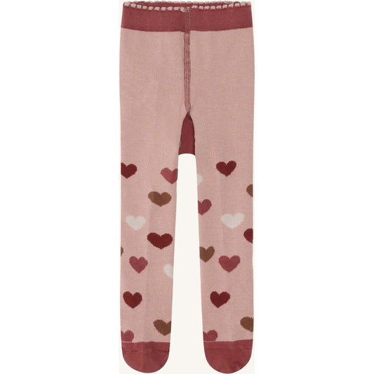 Hust & Claire HCFrankie Old hearts Stockings 3735 Adobe Rose