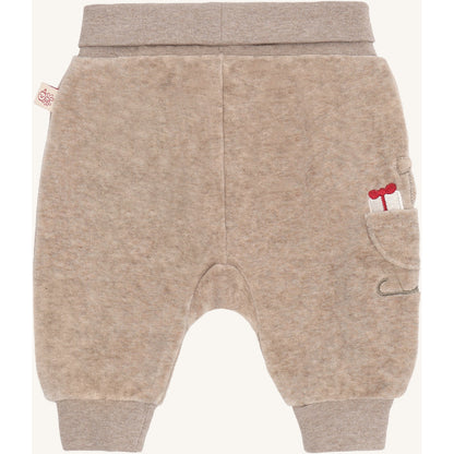 Hust & Claire HCGabe Velour Jogging Trousers 3554 Biscuit