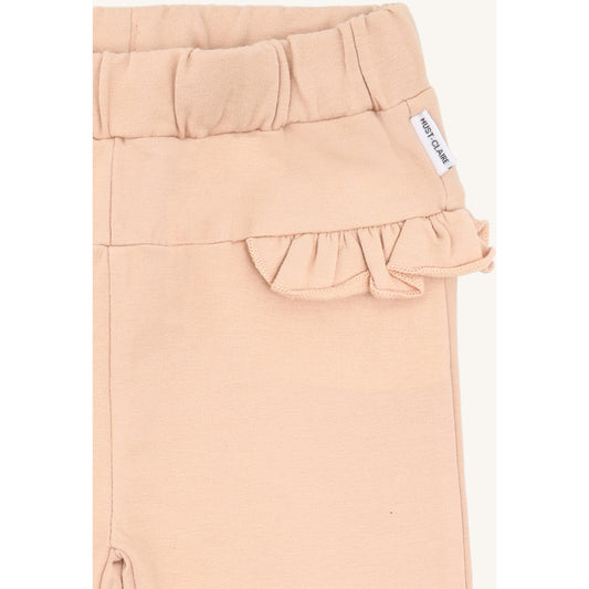Hust & Claire HCGenny solid flounce Jogging Trousers 3549 Rugby Tan