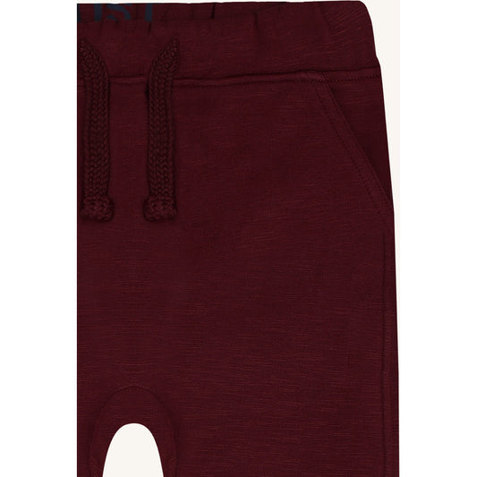 Hust & Claire HCGeorge Solid Brushed Jogging Trousers 4361 Red Chocolate