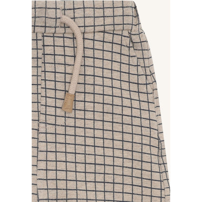 Hust & Claire HCGordon Check Jogging Trousers 3554 Biscuit