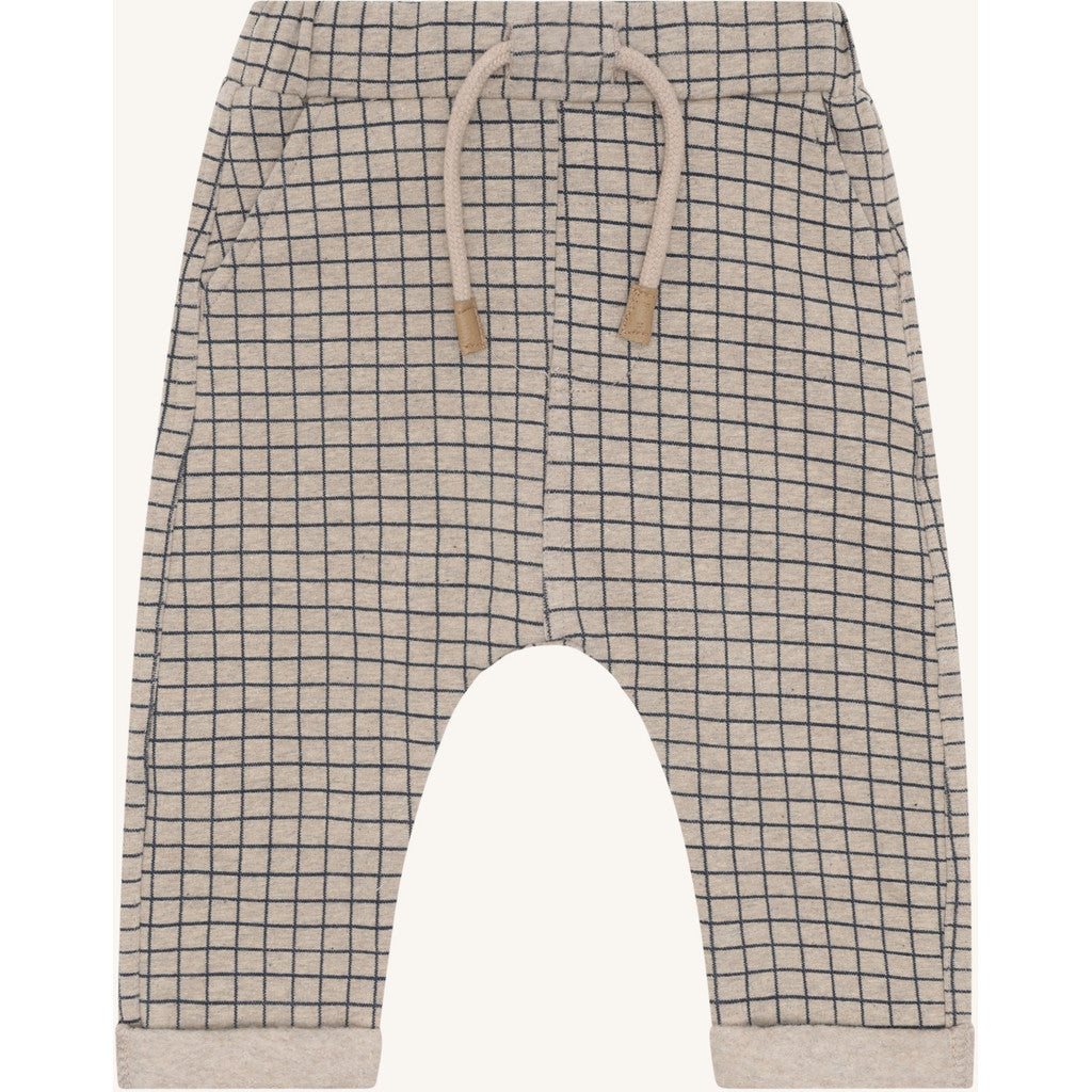 Hust & Claire HCGordon Check Jogging Trousers 3554 Biscuit