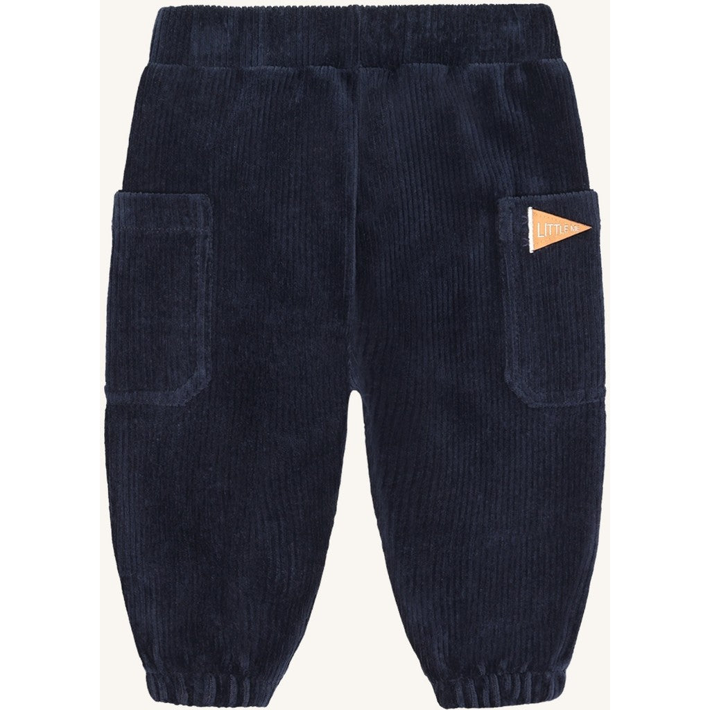 Hust & Claire HCGus Ribbed velour Jogging Trousers 4150 More Navy