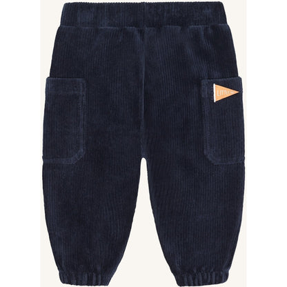 Hust & Claire HCGus Ribbed velour Jogging Trousers 4150 More Navy