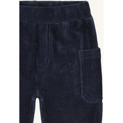 Hust & Claire HCGus Ribbed velour Jogging Trousers 4150 More Navy