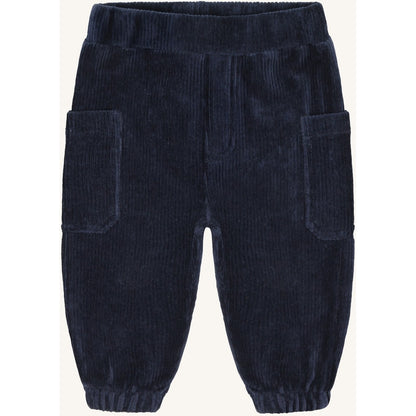 Hust & Claire HCGus Ribbed velour Jogging Trousers 4150 More Navy
