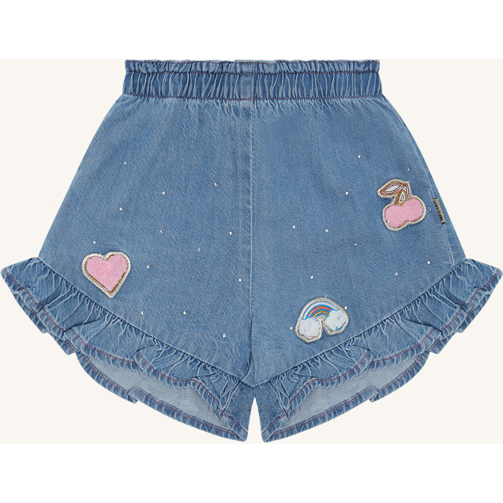 Hust & Claire HCHelena Sparkling Shorts 33 Blue Denim
