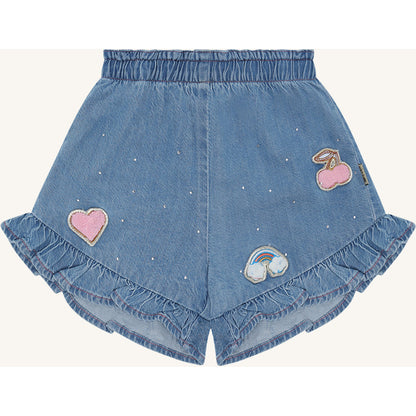 Hust & Claire HCHelena Sparkling Shorts 33 Blue Denim
