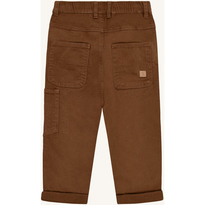 Hust & Claire HCJames Peached Canvas Trousers 4561 Bison