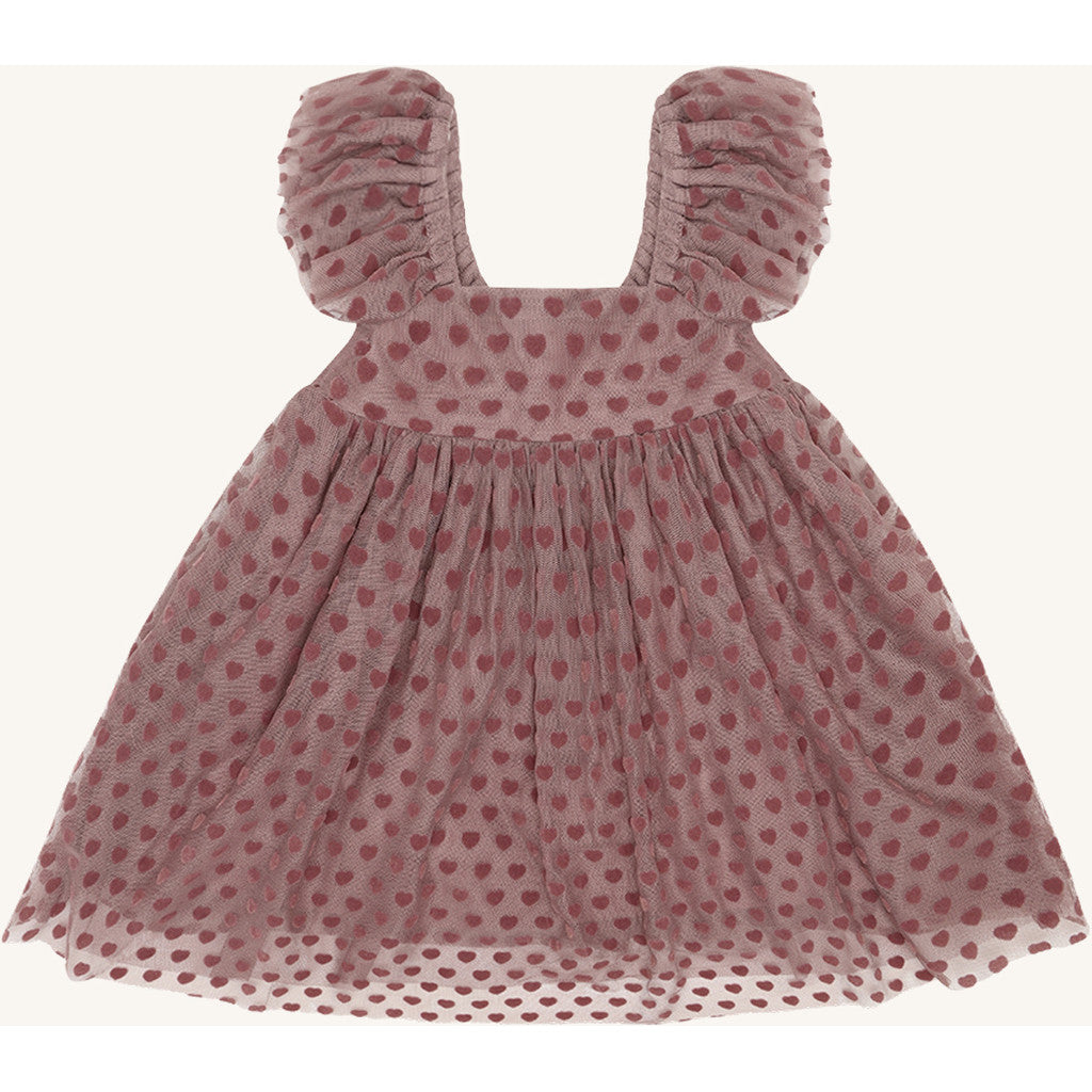 Hust & Claire HCKamilia Flock Dresses 3899 Mauve