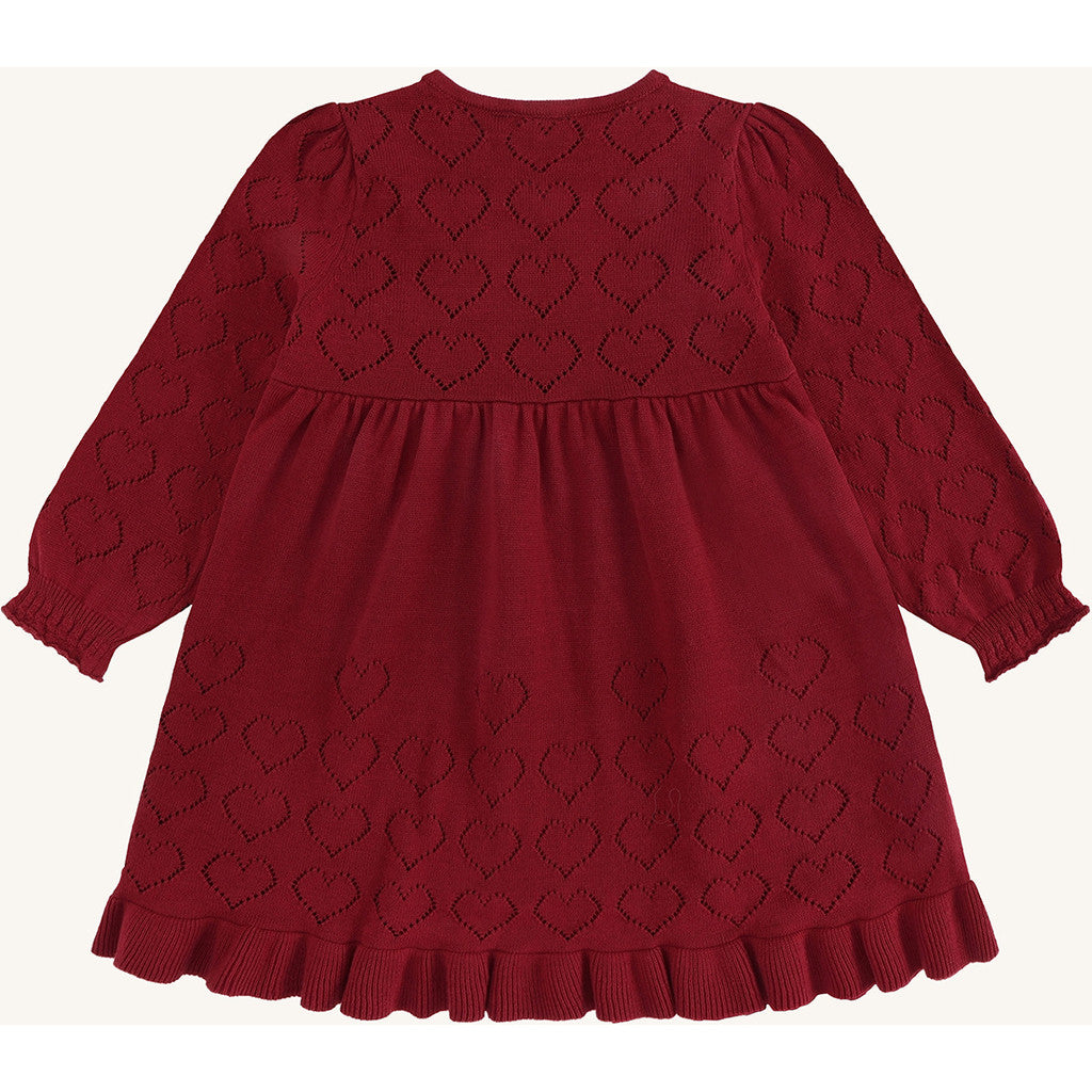 Hust & Claire HCKarina Pointelle Dresses 3379 Teaberry