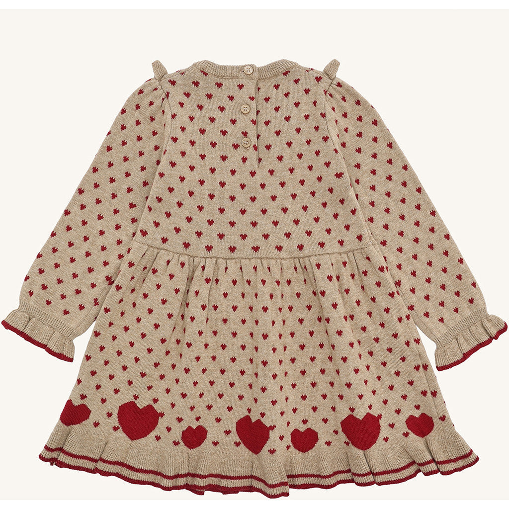 Hust & Claire HCKarina hearts Dresses 3554 Biscuit