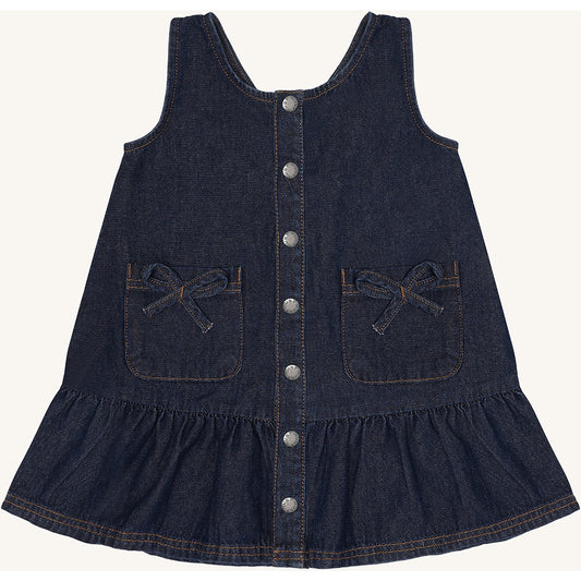 Hust & Claire HCKaroline Denim Dresses 86 Dark Blue Denim