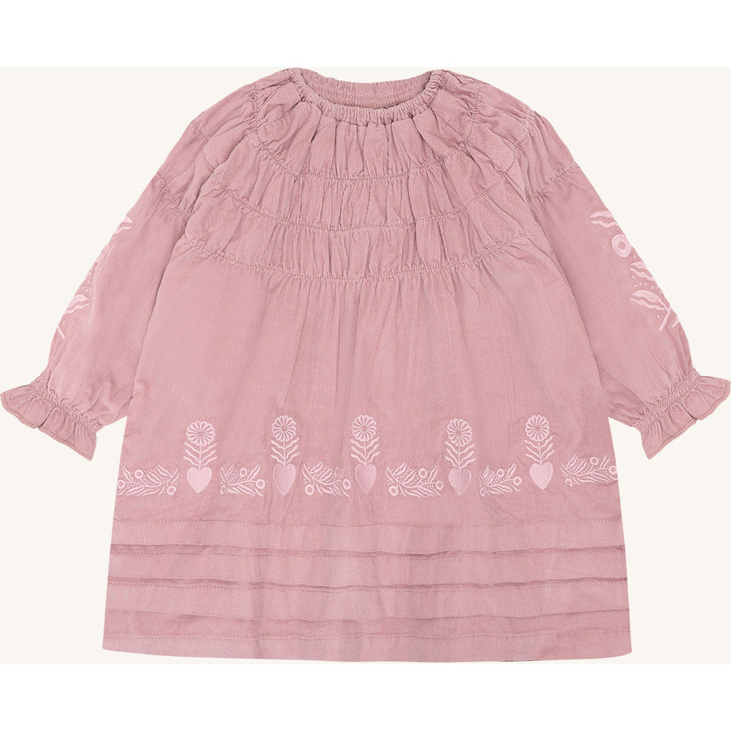 Hust & Claire HCKaroline Folk Dresses 3875 Heather