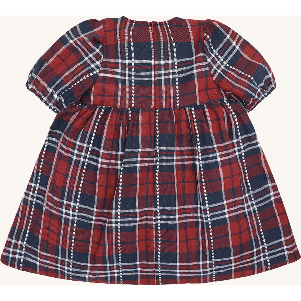Hust & Claire HCKaroline Heart check Dresses 3379 Teaberry