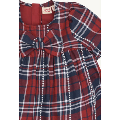 Hust & Claire HCKaroline Heart check Dresses 3379 Teaberry