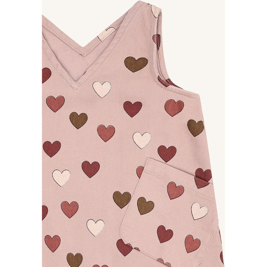 Hust & Claire HCKaroline Old hearts Dresses 3735 Adobe Rose