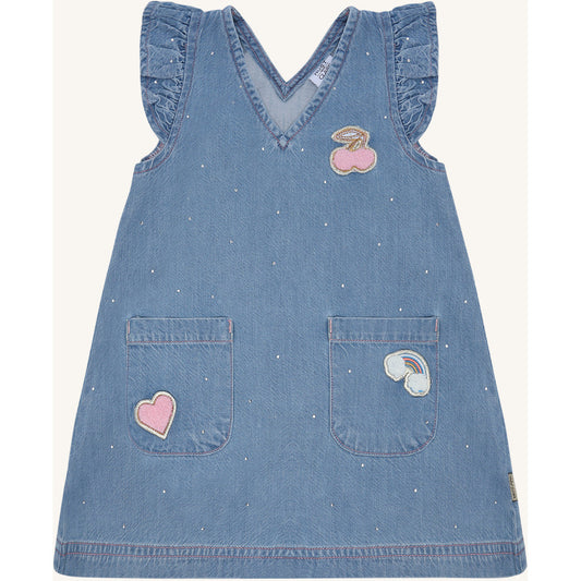 Hust & Claire HCKaroline Sparkling Dresses 33 Blue Denim