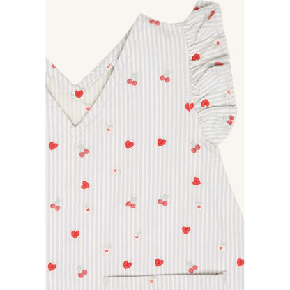 Hust & Claire HCKaroline Stripes Dresses 4106 A Bit Blue