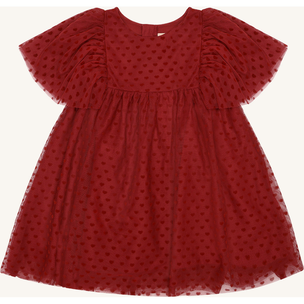 Hust & Claire HCKaroline Tulle dress Dresses 3379 Teaberry