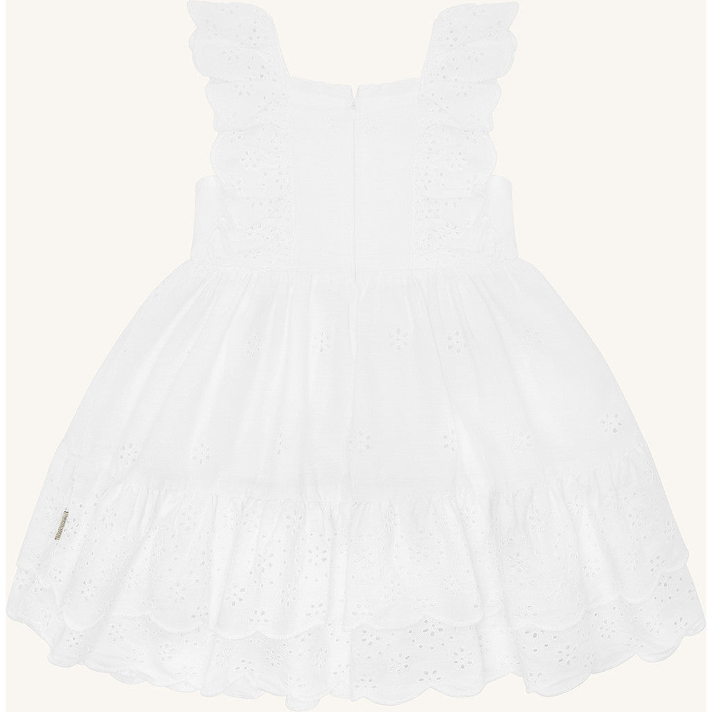 Hust & Claire HCKaroline embroidery Dresses 3246 White