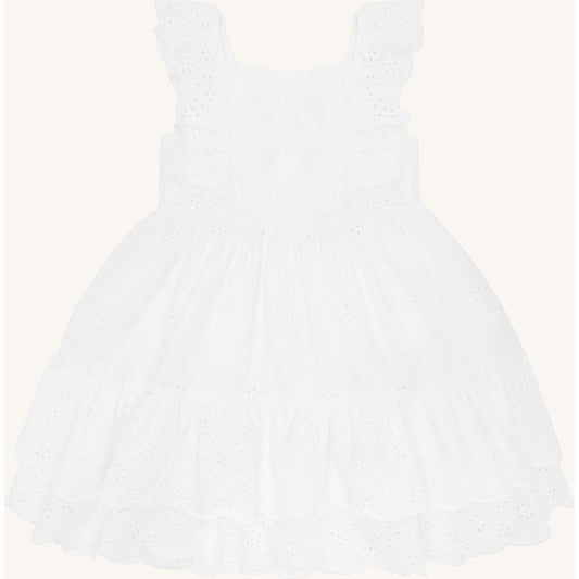 Hust & Claire HCKaroline embroidery Dresses 3246 White