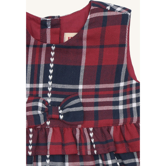 Hust & Claire HCKatinka Heart check Dresses 4150 More Navy