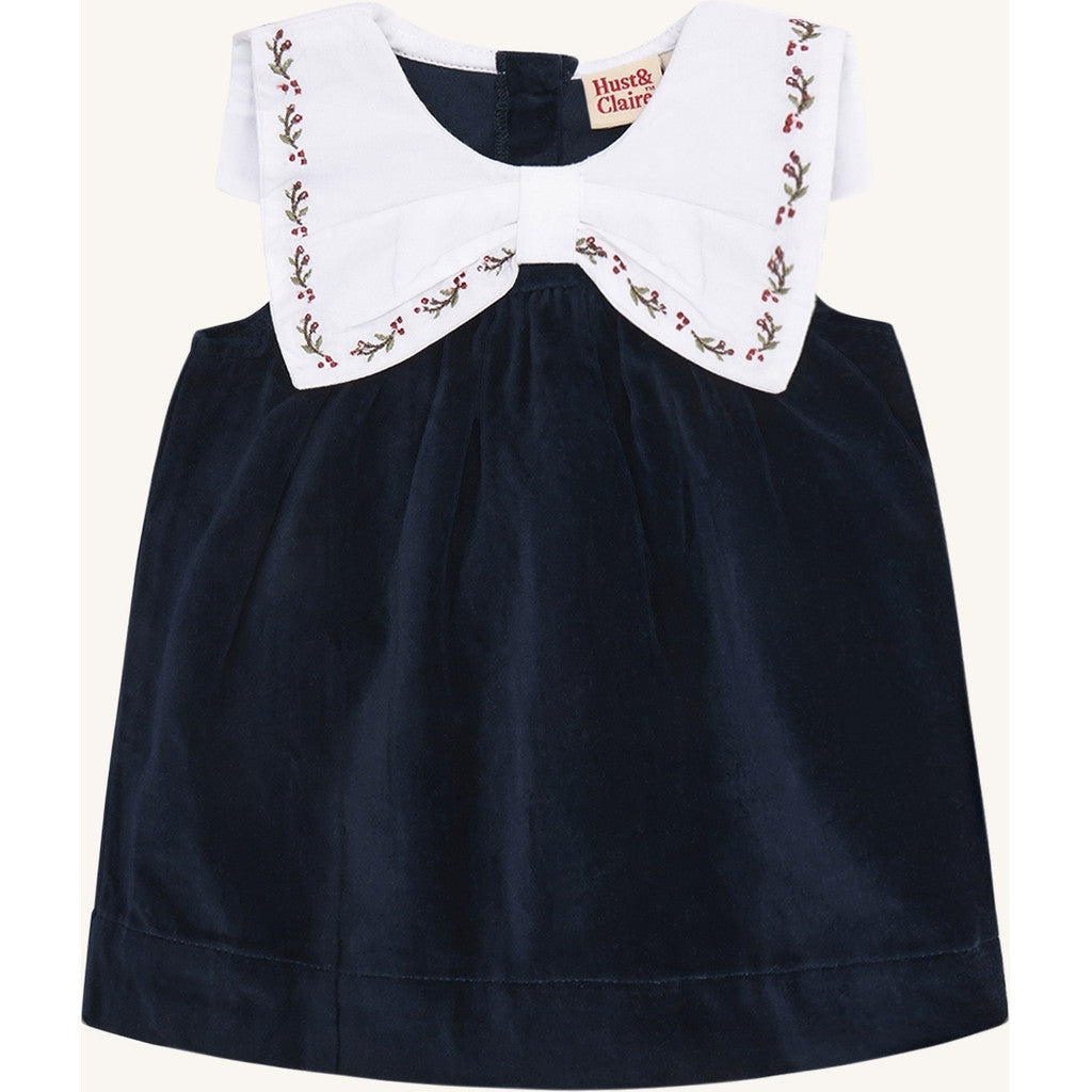 Hust & Claire HCKatinka collar Dresses 4150 More Navy