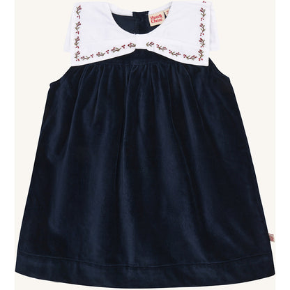 Hust & Claire HCKatinka collar Dresses 4150 More Navy