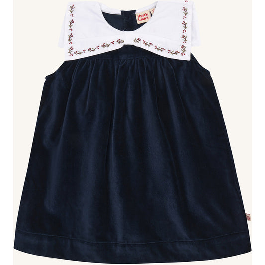 Hust & Claire HCKatinka collar Dresses 4150 More Navy
