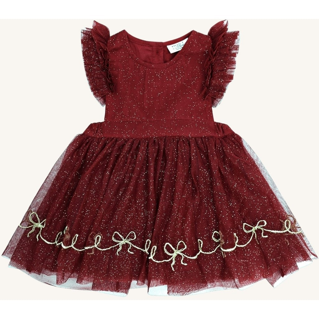 Hust & Claire HCKatinka glitter Dresses 3379 Teaberry