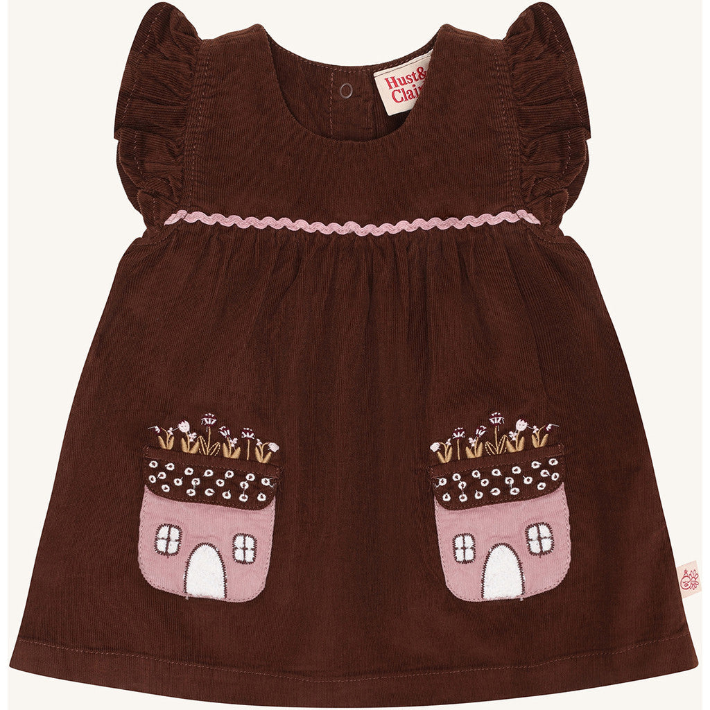 Hust & Claire HCKis Corduroy Dresses 4575 Soil