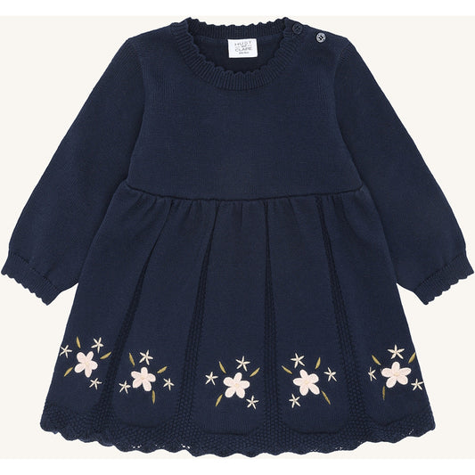 Hust & Claire HCKlara flower Dresses 4144 Naval