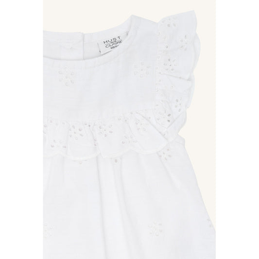 Hust & Claire HCKristi embroidery Dresses 3246 White