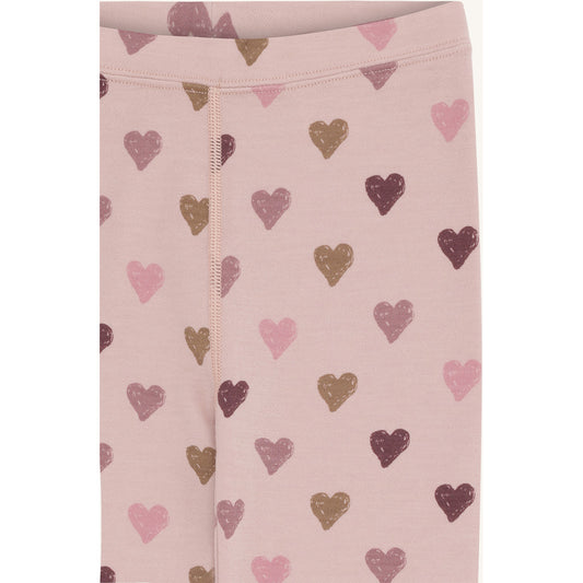 Hust & Claire HCLaki Hearts Leggings 3735 Adobe Rose