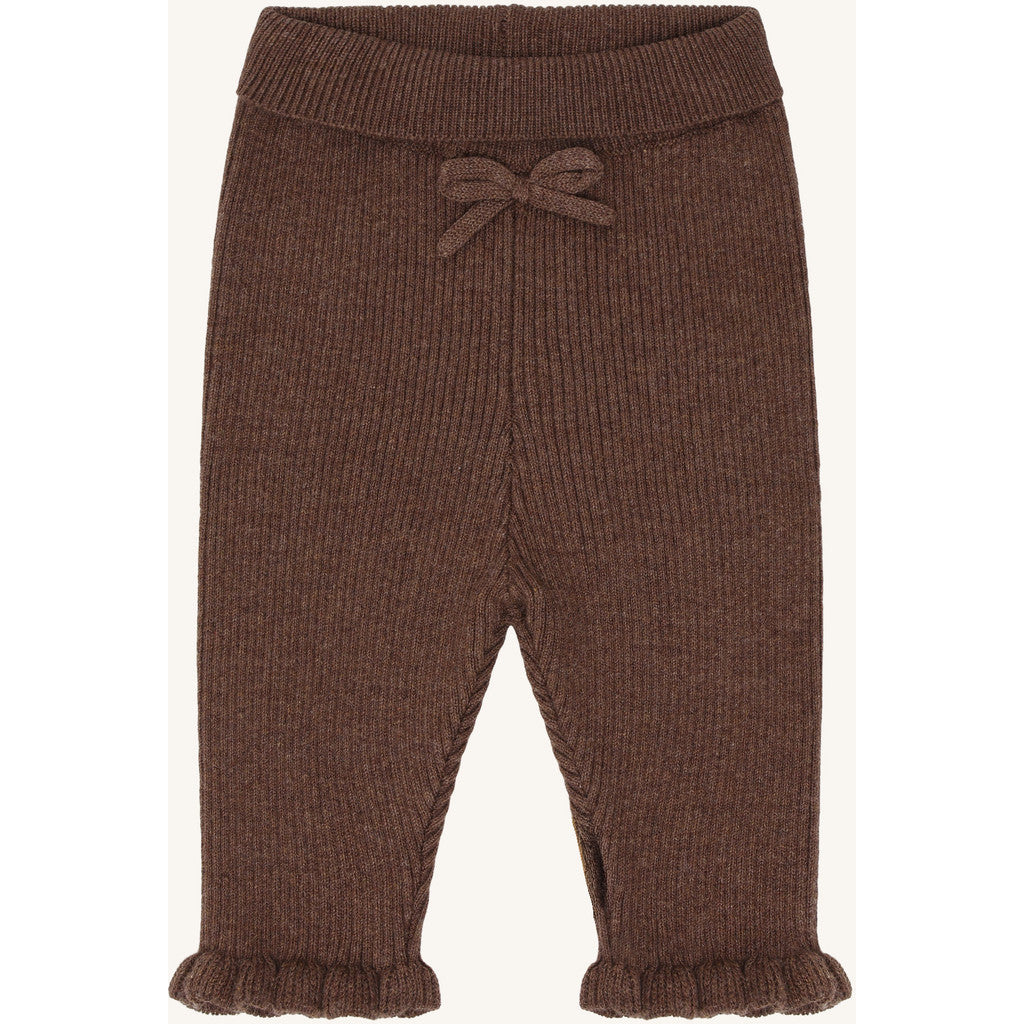 Hust & Claire HCLisa Rib Leggings 3594 Toffee Melange