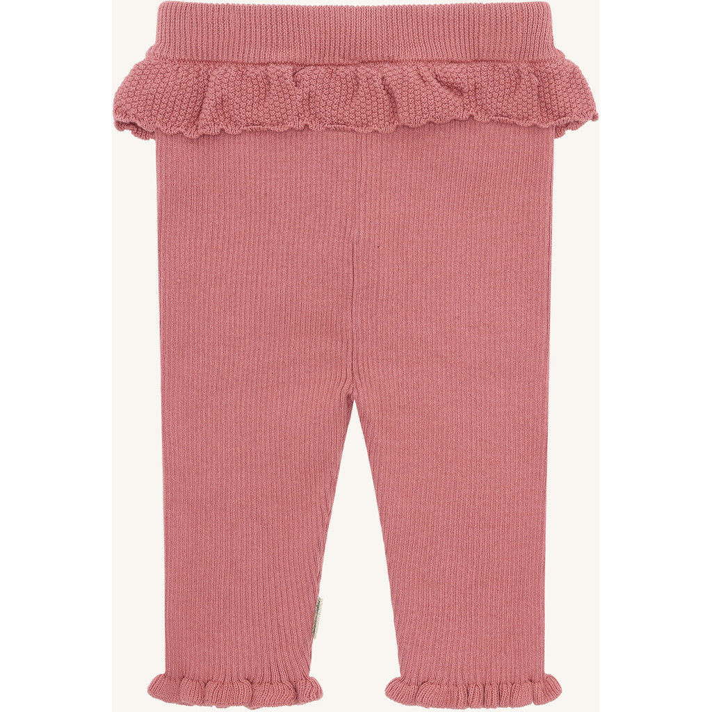 Hust & Claire HCLisa knit rib Leggings 3392 Dry Rose