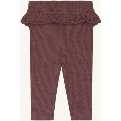 Hust & Claire HCLisa knit rib Leggings 3870 Plum