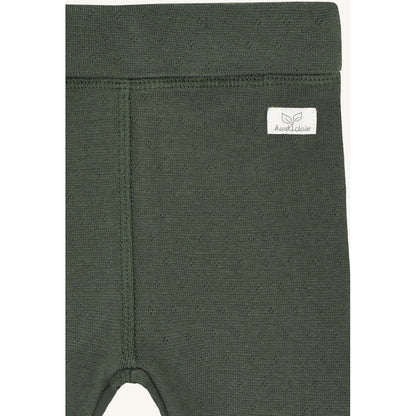 Hust & Claire HCLuca Pointelle Trousers 3461 Deep Ivy