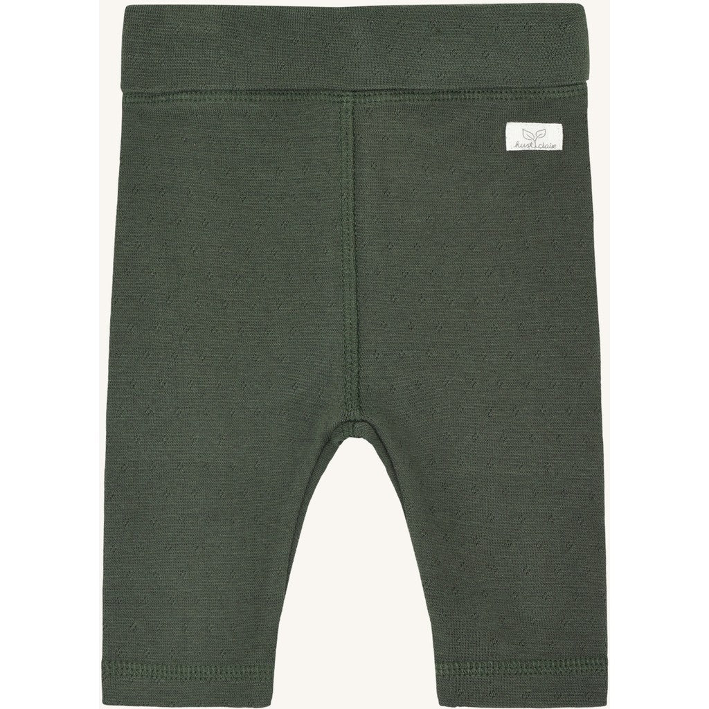 Hust & Claire HCLuca Pointelle Trousers 3461 Deep Ivy