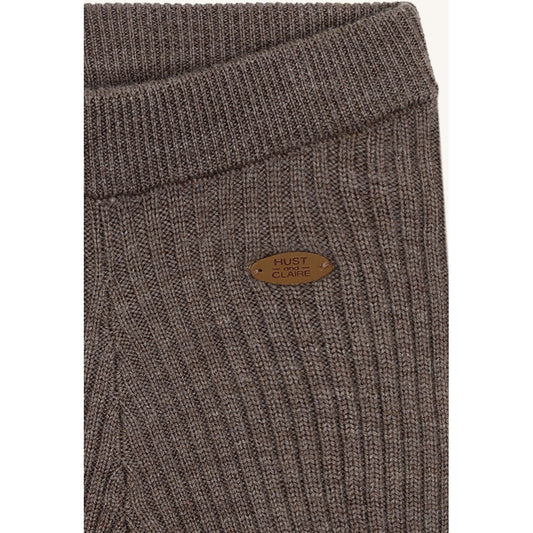 Hust & Claire HCLui Wool Rib Leggings 3232 Deer Melange