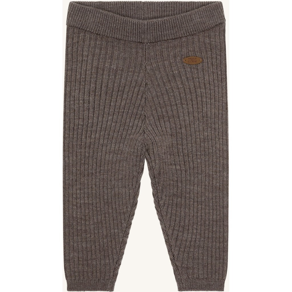 Hust & Claire HCLui Wool Rib Leggings 3232 Deer Melange