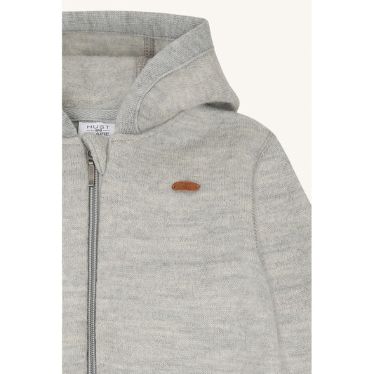 Hust & Claire HCMaddy Boiled Wool Boiled Suit 1201 Light Grey Melange