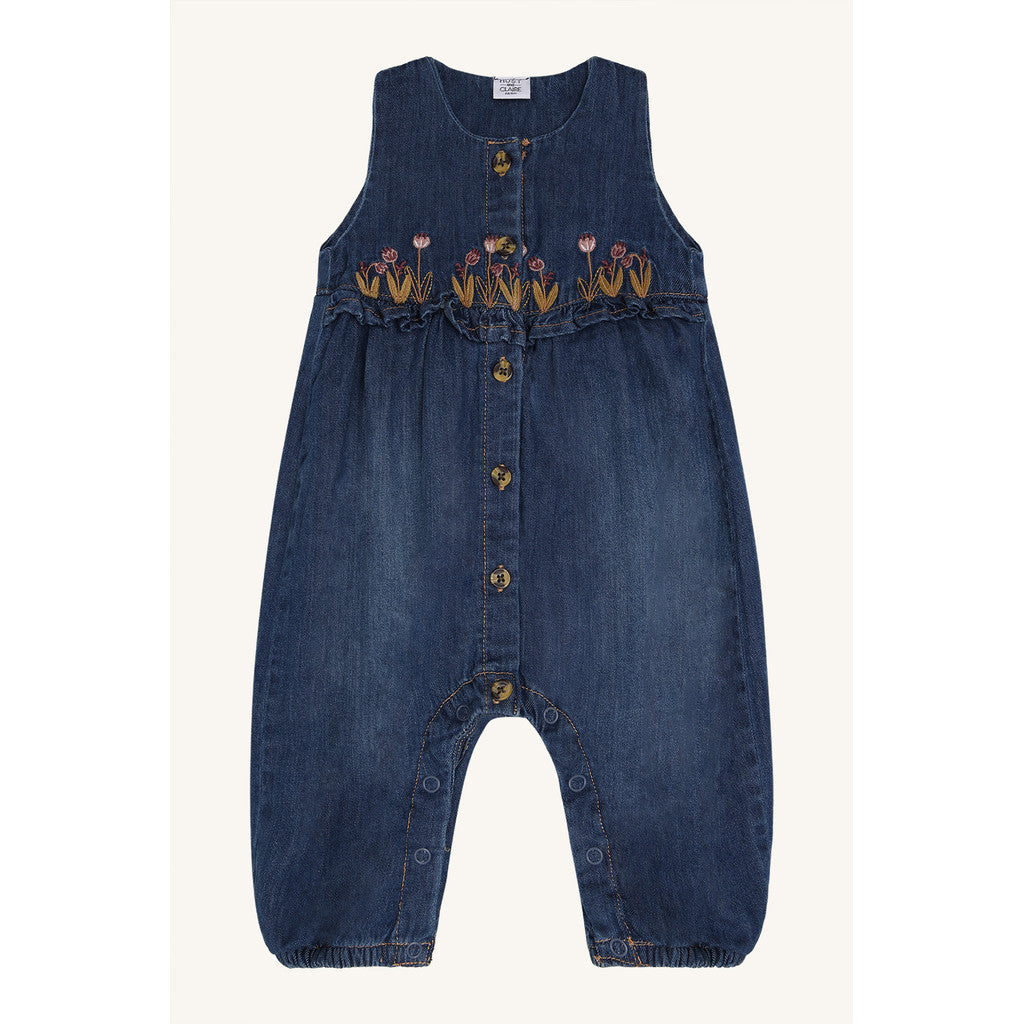 Hust & Claire HCMagdalena Overall Pants suit 57 Blue Denim