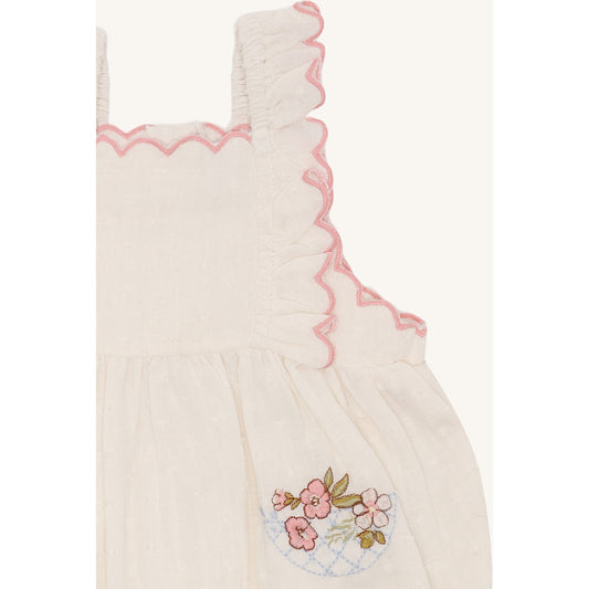 Hust & Claire HCMagie Dobby Romper 3265 Whisper