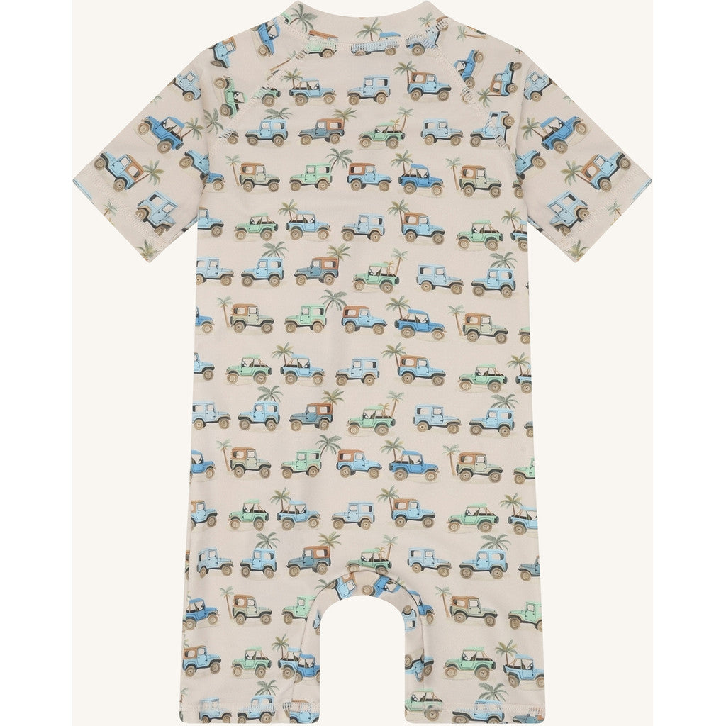 Hust & Claire HCMakki Boy Swim Jumpsuit 4501 French Oak