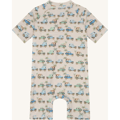 Hust & Claire HCMakki Boy Swim Jumpsuit 4501 French Oak