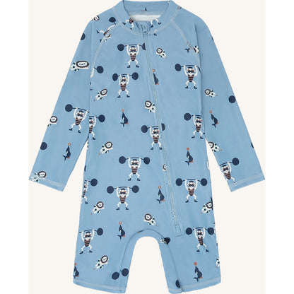 Hust & Claire HCMalaz Boy Swim Jumpsuit 3157 Light Blue