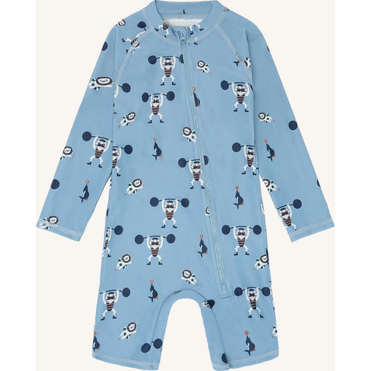 Hust & Claire HCMalaz Boy Swim Jumpsuit 3157 Light Blue